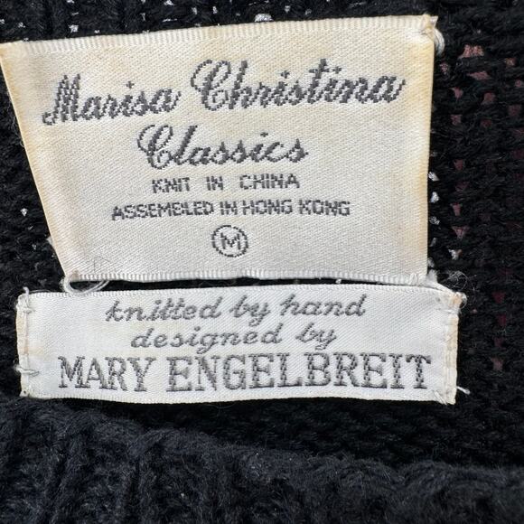Marisa Christina Classics VTG Christmas Sweater Knit WMNS M Ugly Santa Holiday - Picture 6 of 11